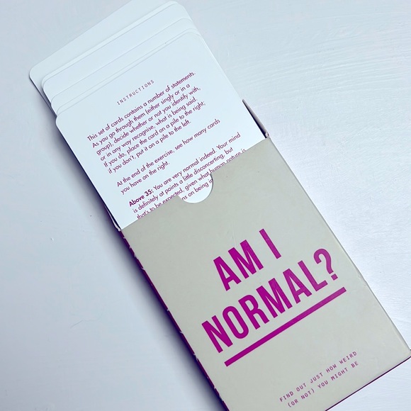 ✨4🛒 $20 ✨ Am I Normal Card Game From THE SCHOOL OF LIFE 52 cards - Picture 4 of 8